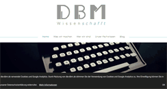 Desktop Screenshot of die-dbm.de